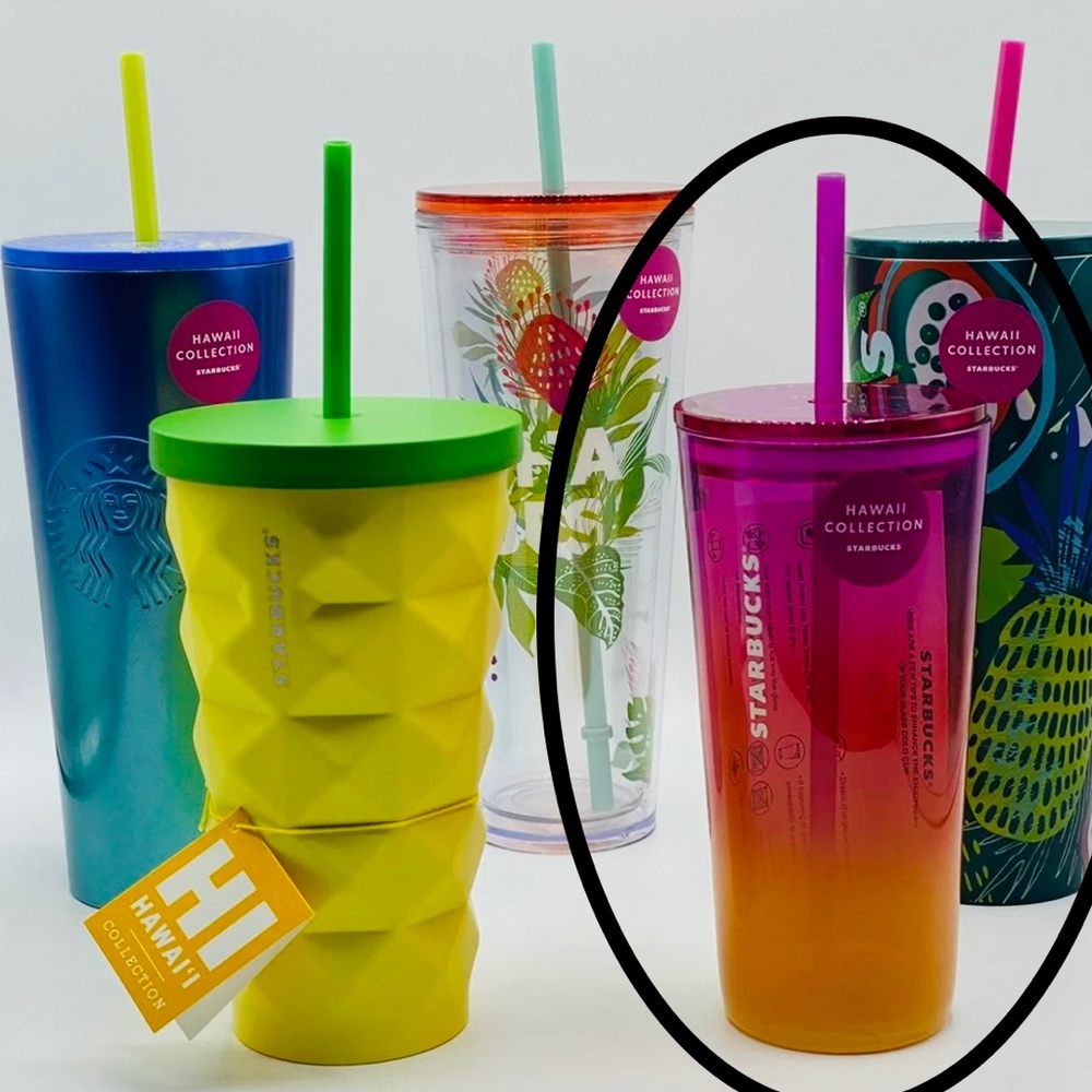 New✨Starbucks Hawaii Collection Ombré Tumbler